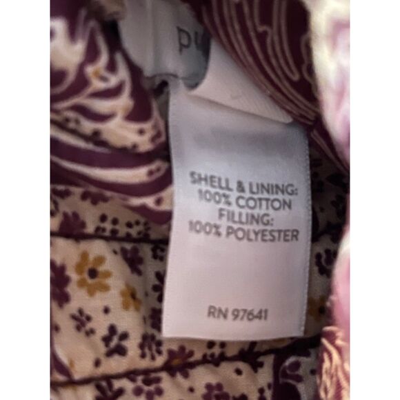 J.Jill Pure Jill reversible quilted chore coat, country/granny/folk, size 2X - Picture 4 of 5